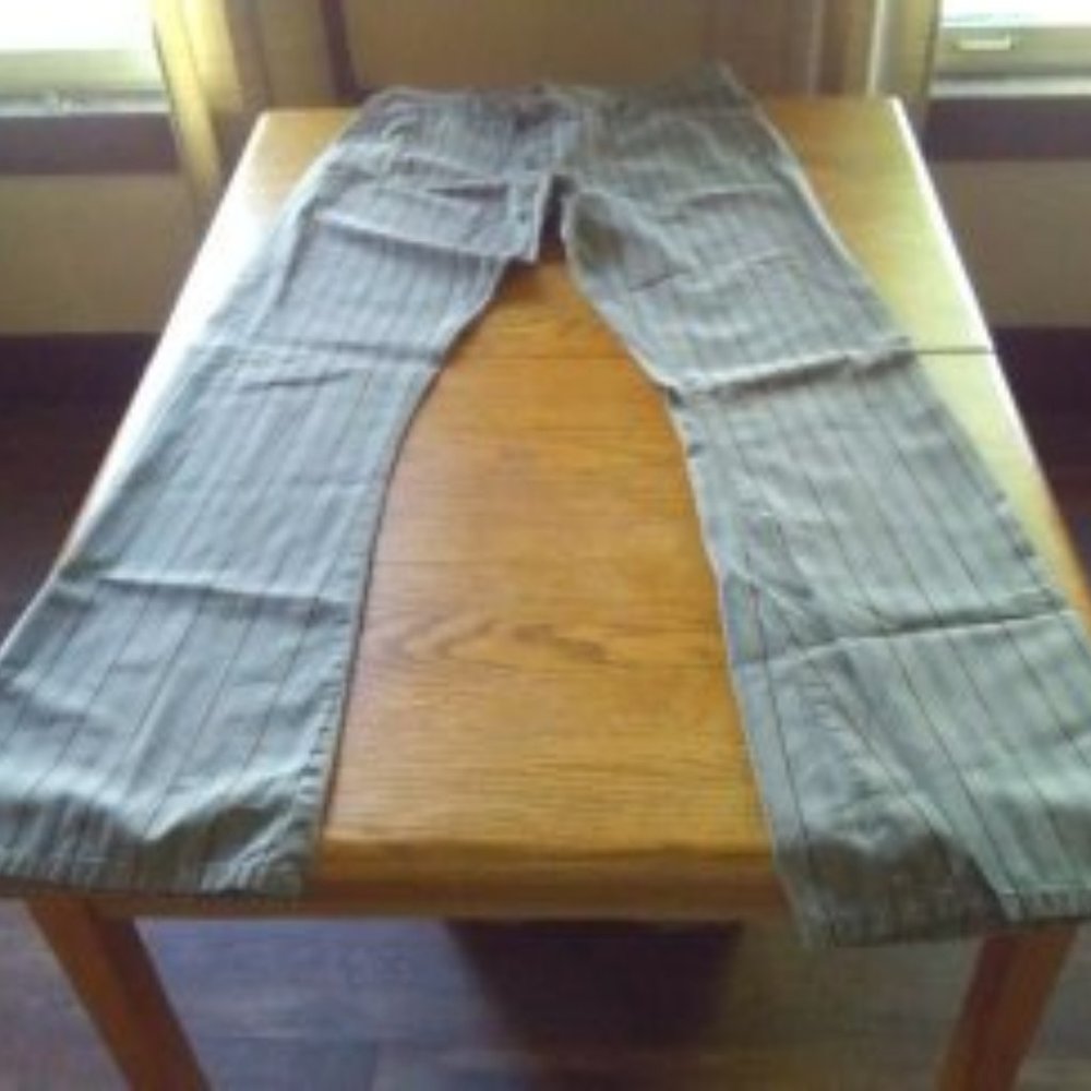 Vintage BELL Bottom Guess Stripped Pants